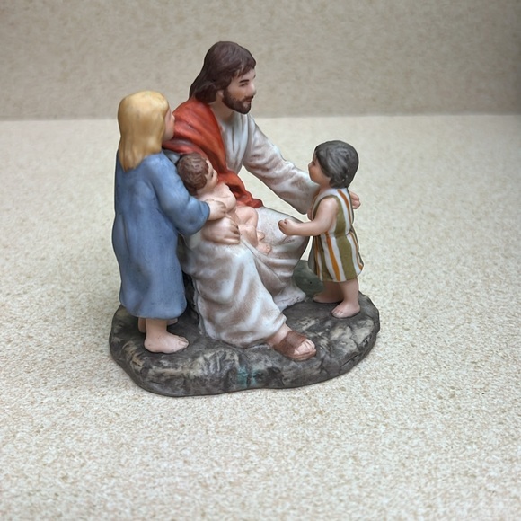 Ceramica Excelsis Jesus with Children 1982/5000 1987 - Picture 2 of 5